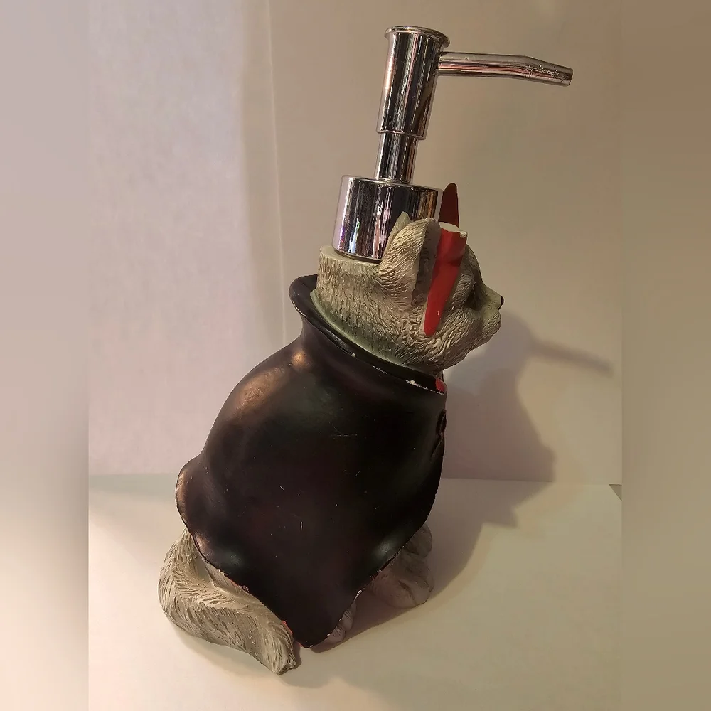 Devil kitty cat Halloween soap dispenser spooky cute adorable home decor